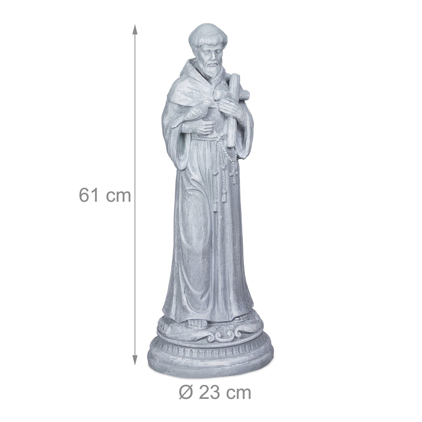 Religious garden statue