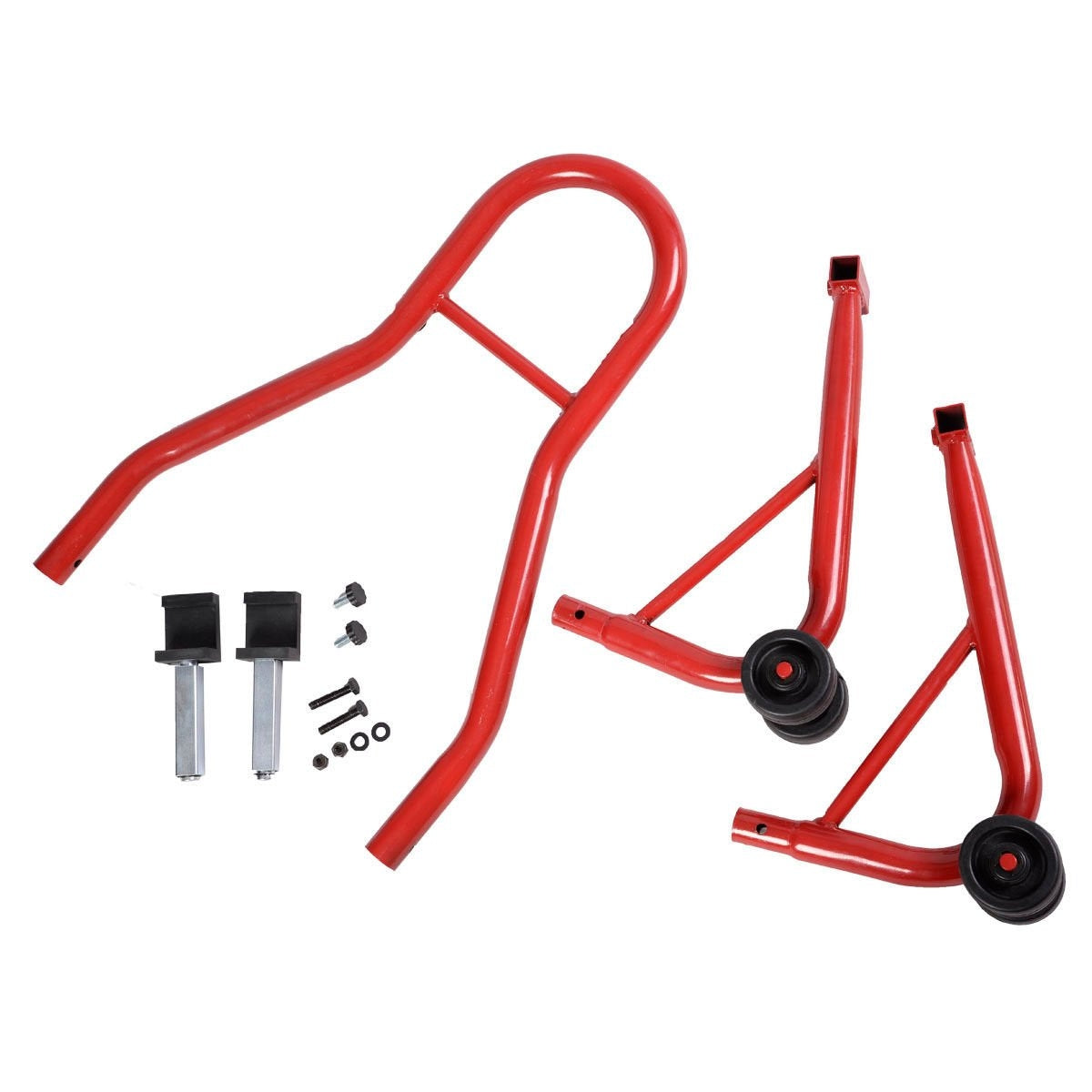Repair stand motorcycle jack motorcycle stand racing stand front/rear red