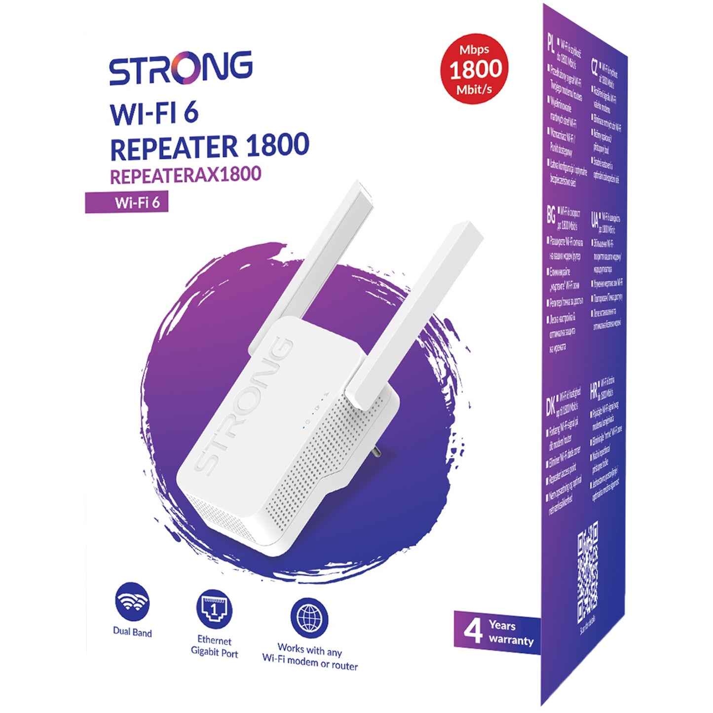 Repeater Dualband WiFi 6 AX1800