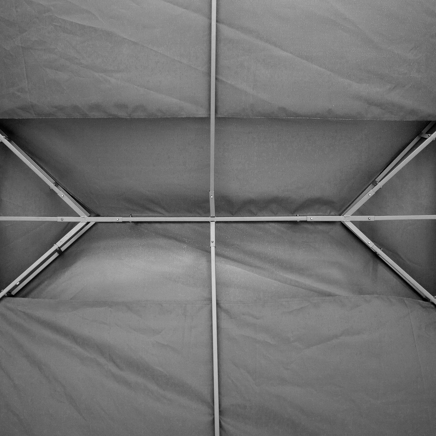 Replacement roof in polyester gazebo, 3x4M light grey