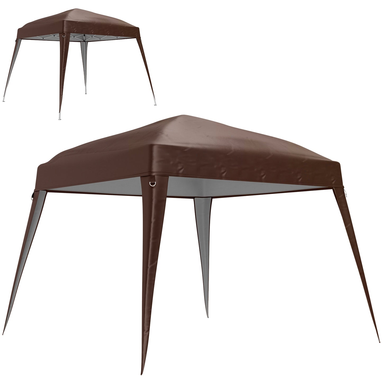 3x3m water-repellent pavilion roof, winter and storm proof