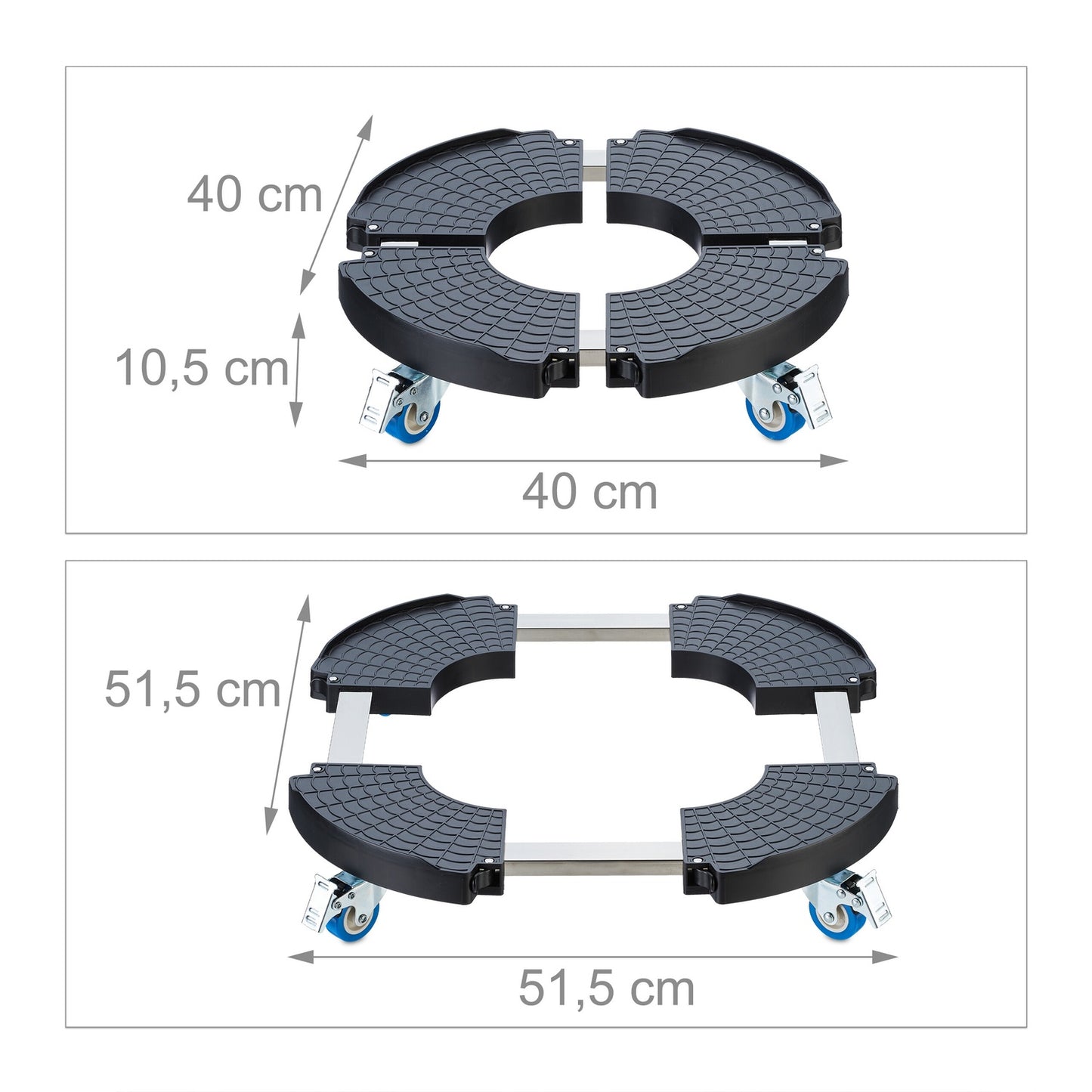 Retractable plant roller