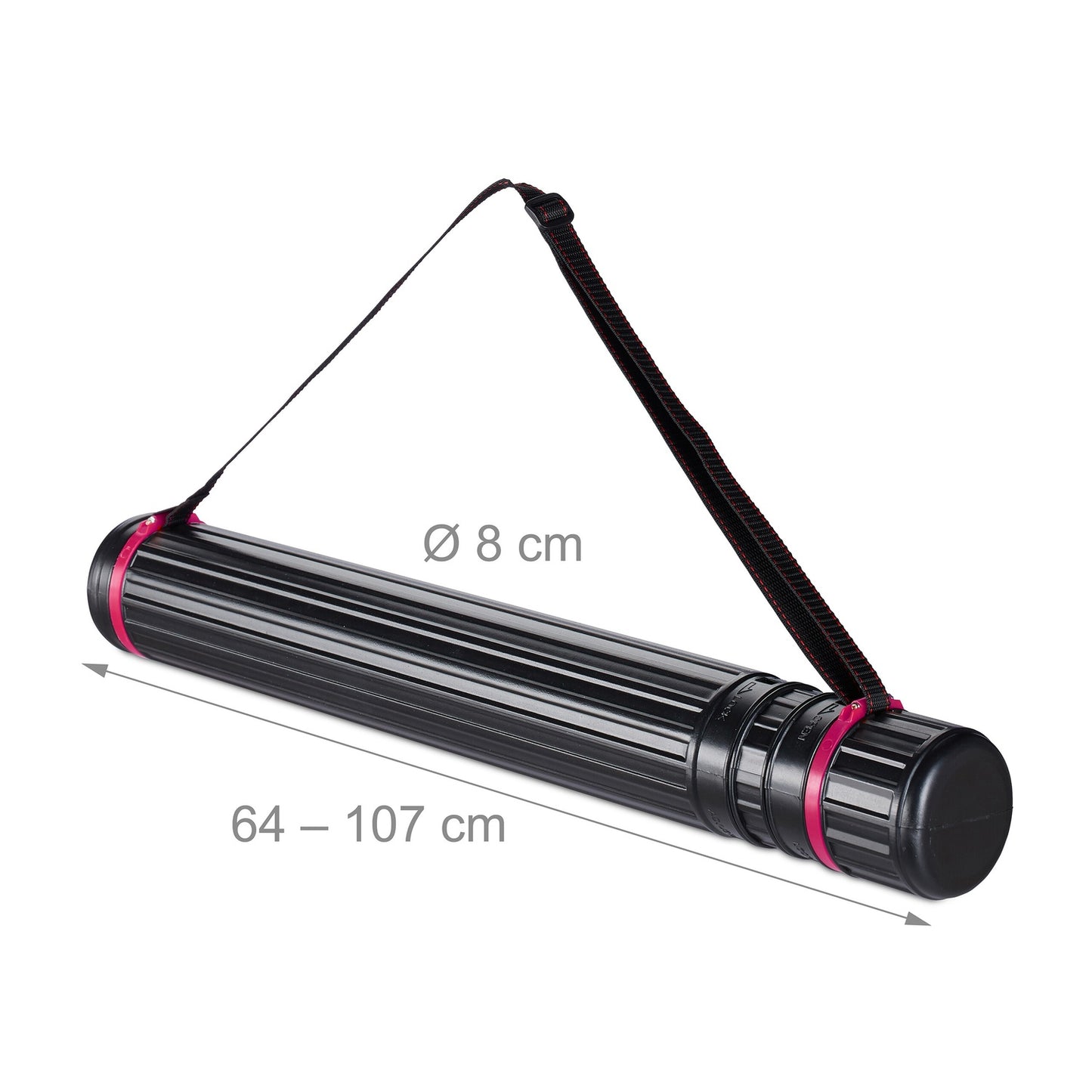 Retractable poster roll