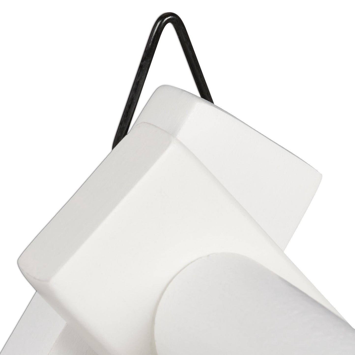 Retractable wall coat hanger in wood