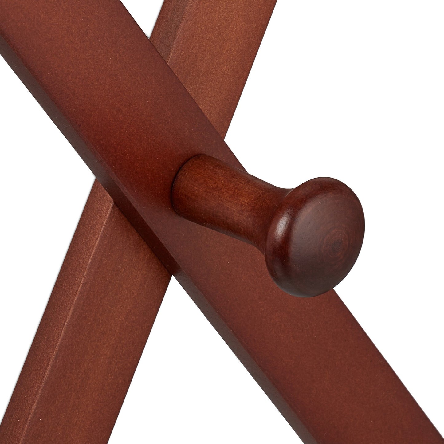 Retractable wall coat hanger in wood