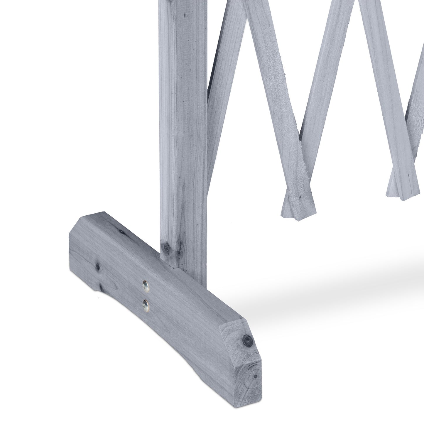 Retractable wooden trellis