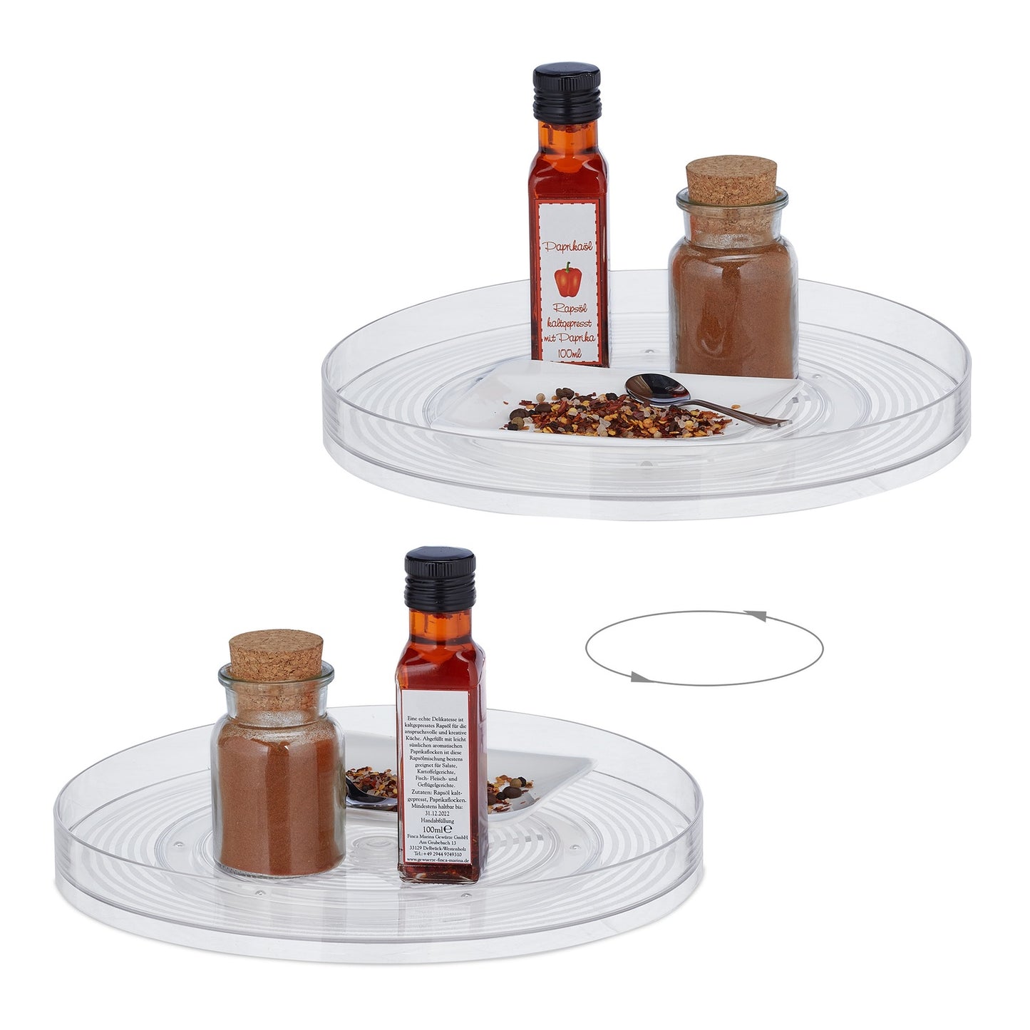 Rotating Plastic Organiser