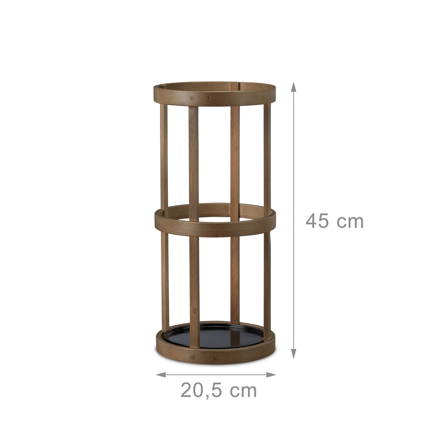 Round Bamboo Umbrella Stand