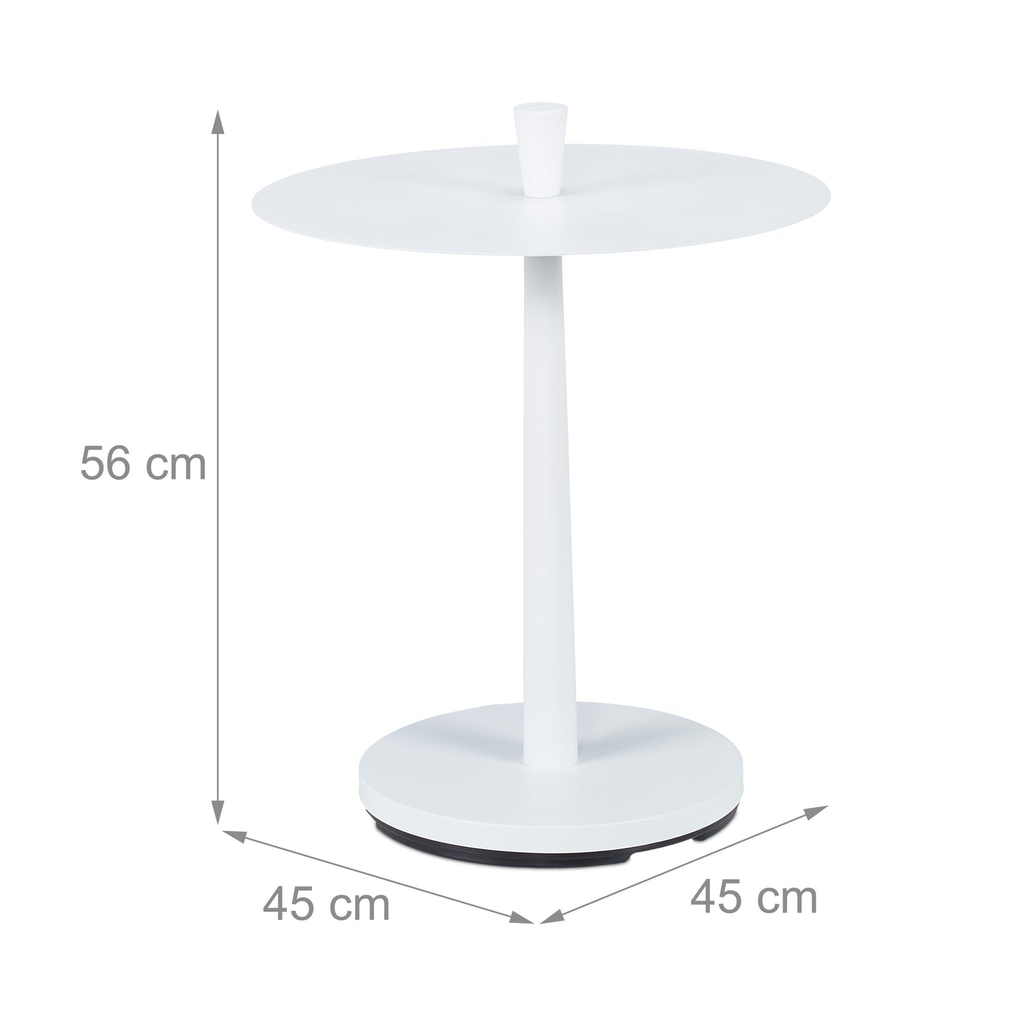 Round Coffee Table in White