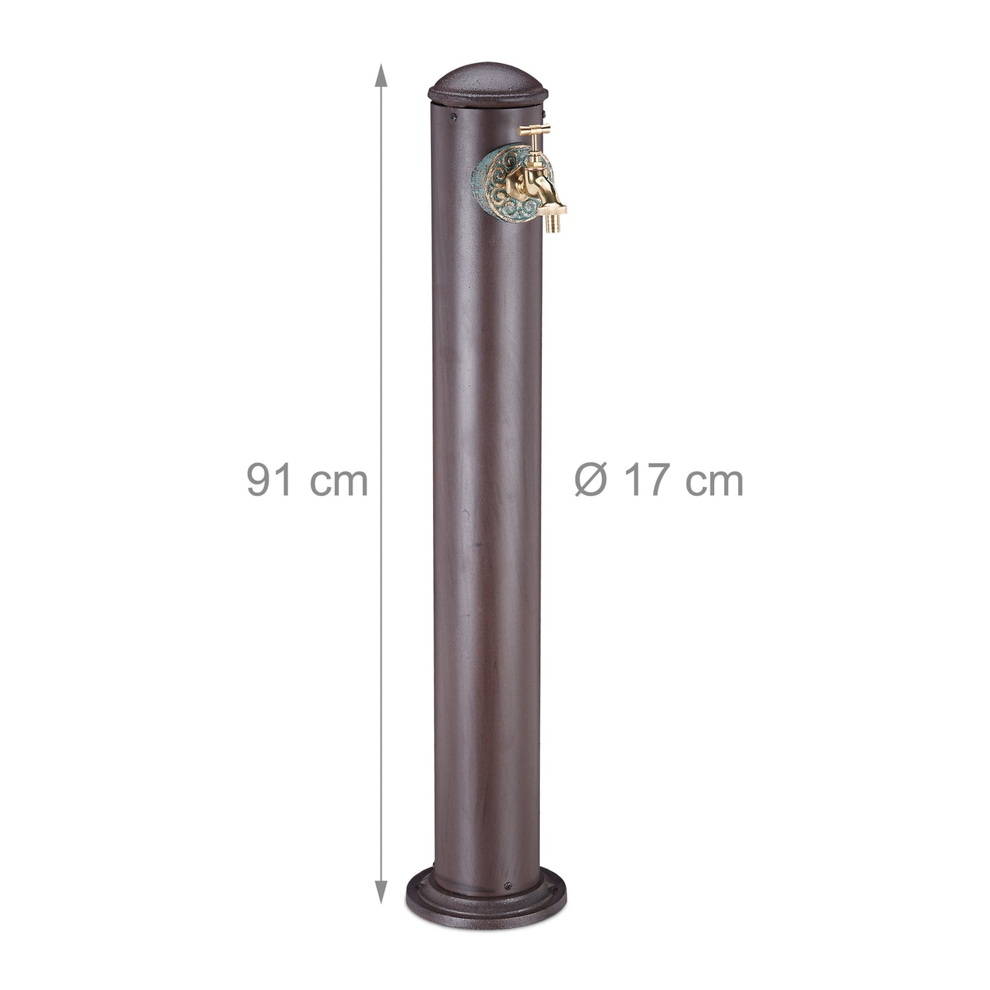 Round Water Fountain Column
