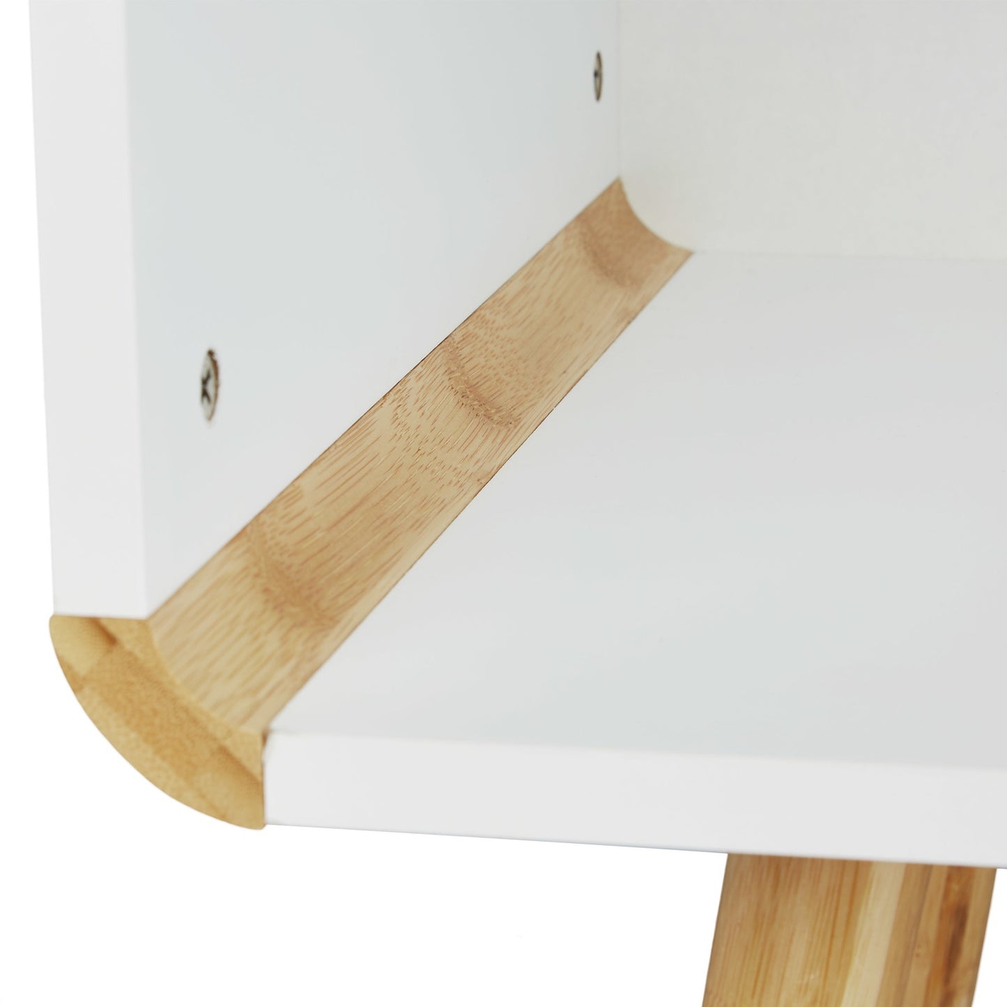 Rounded Edge Sideboard with Storage, Nordic Design