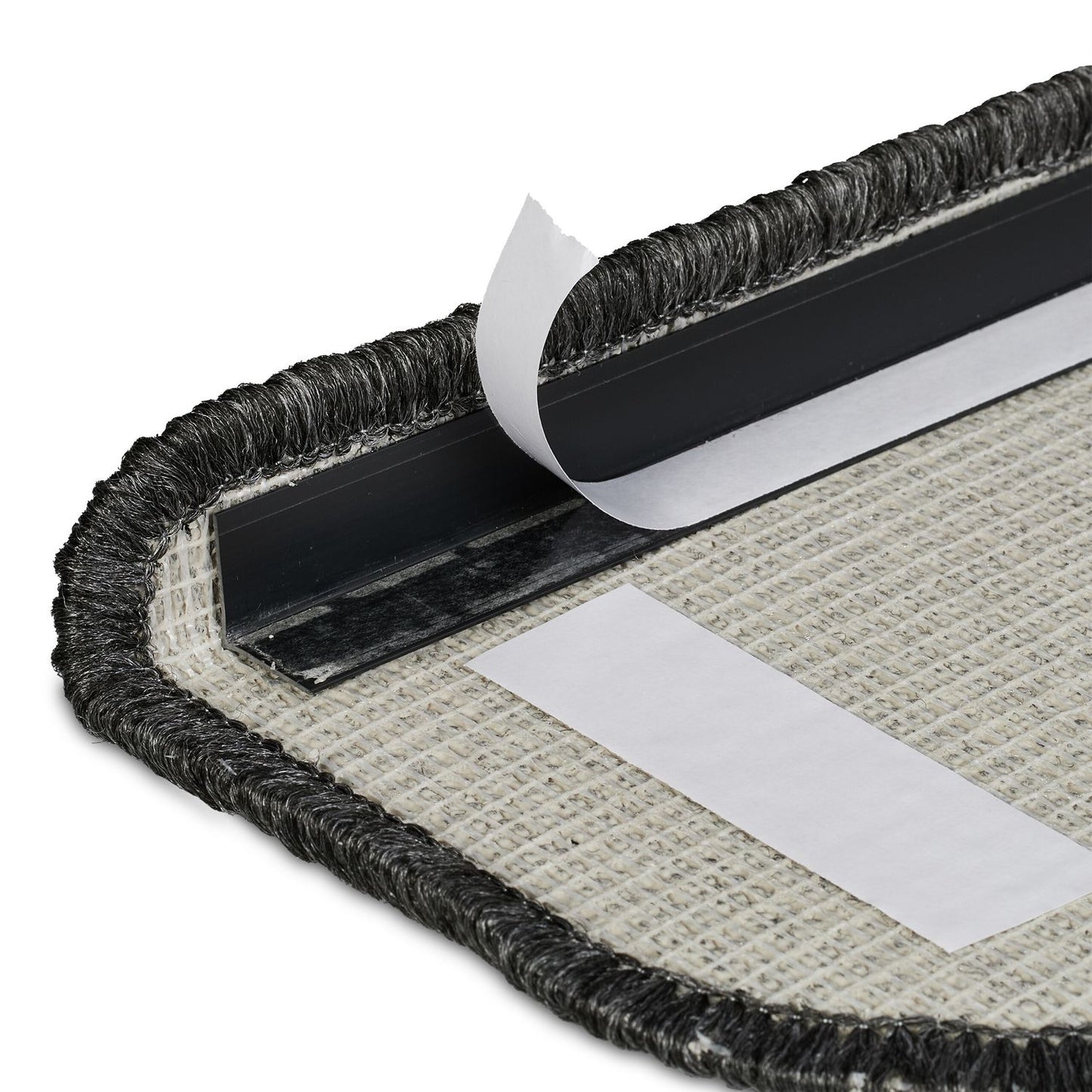 Rounded Stair Treads Set, 15-Pack – Non-Slip Step Mats