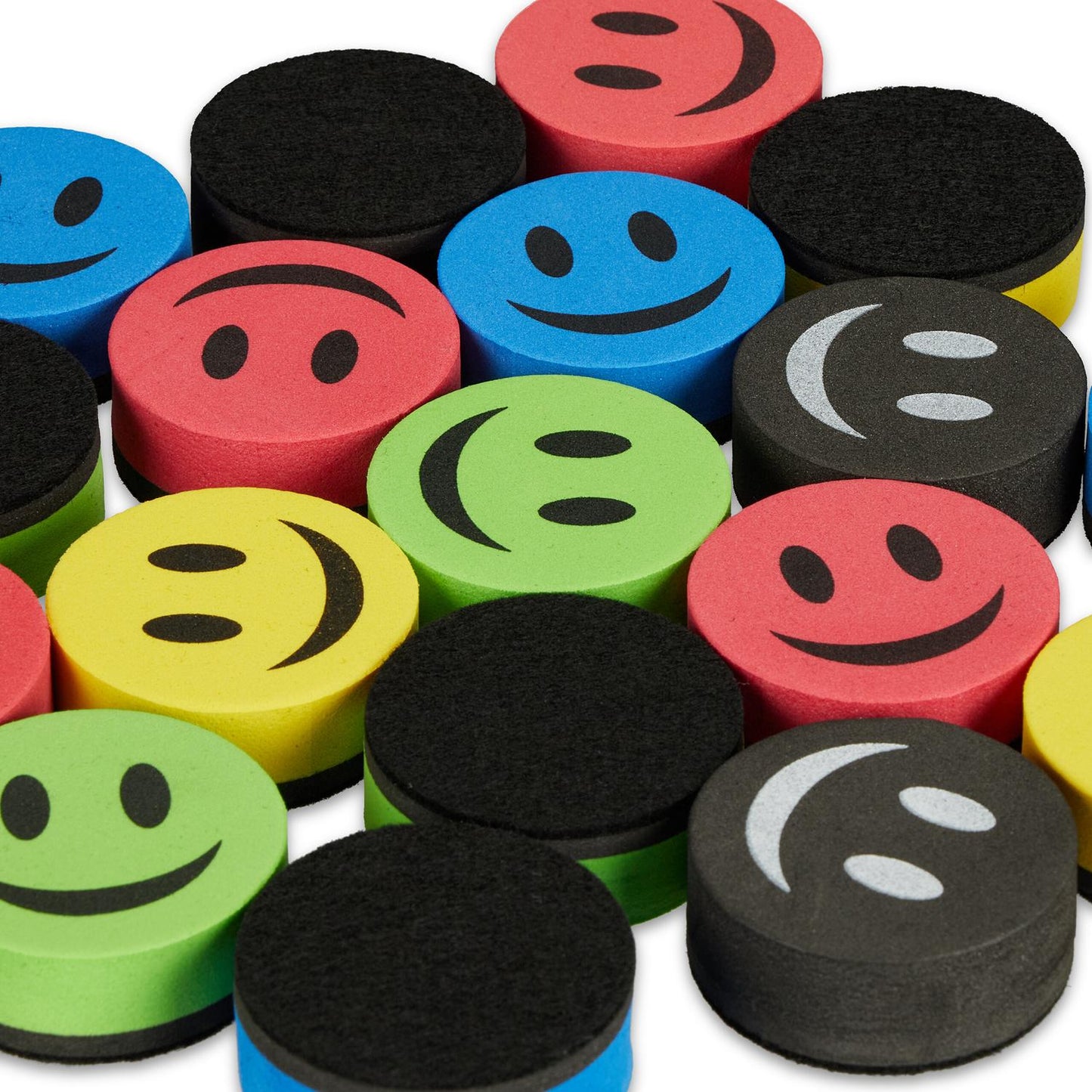 Round whiteboard sponge in a set of 20