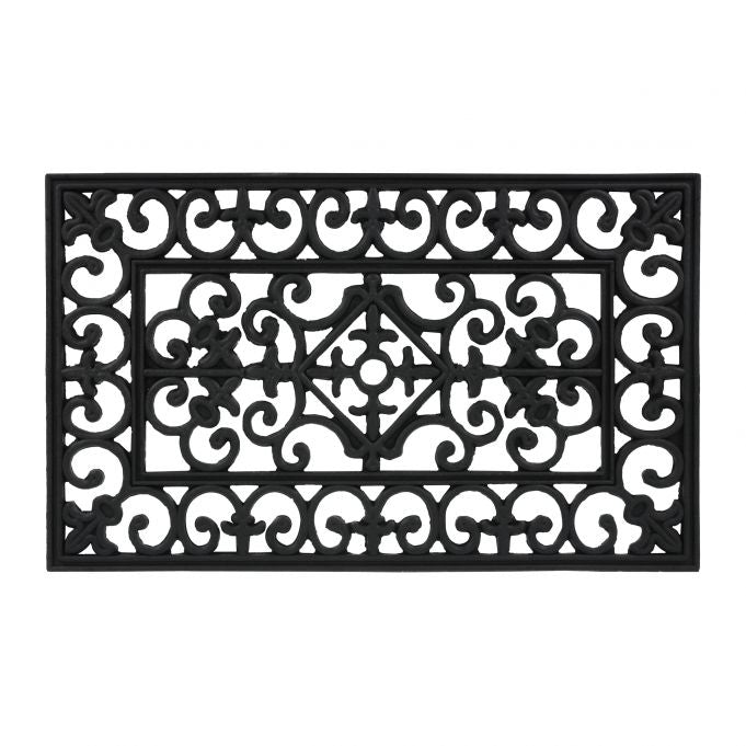 Rubber door mat 75 x 45 cm