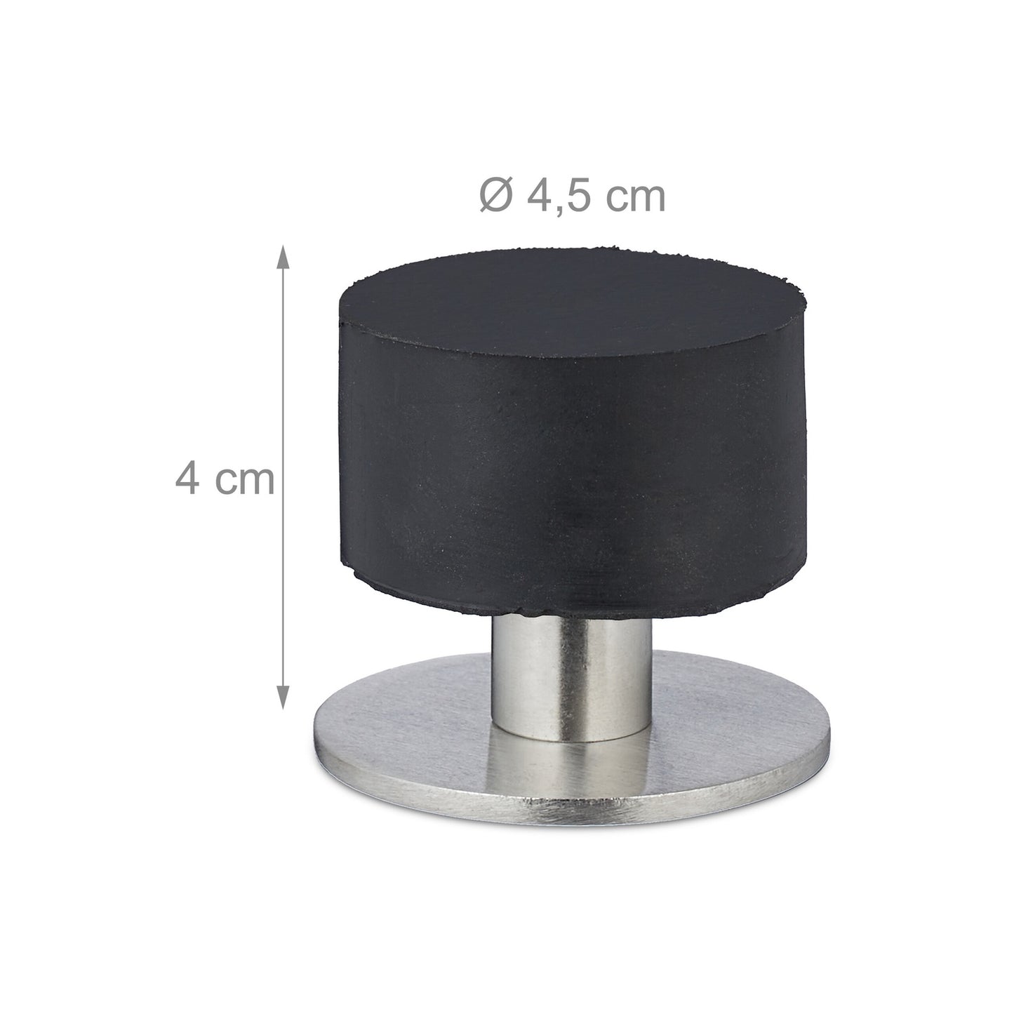 Rubber door stopper, 2 pcs