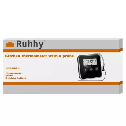Ruhhy 19155 kitchen thermometer with probe