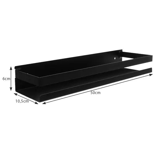 Ruhhy 19188 black bathroom shelf