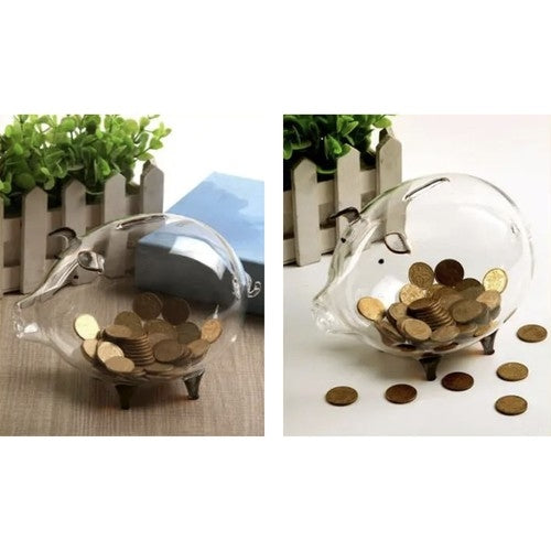 Ruhhy glass piggy bank 22588