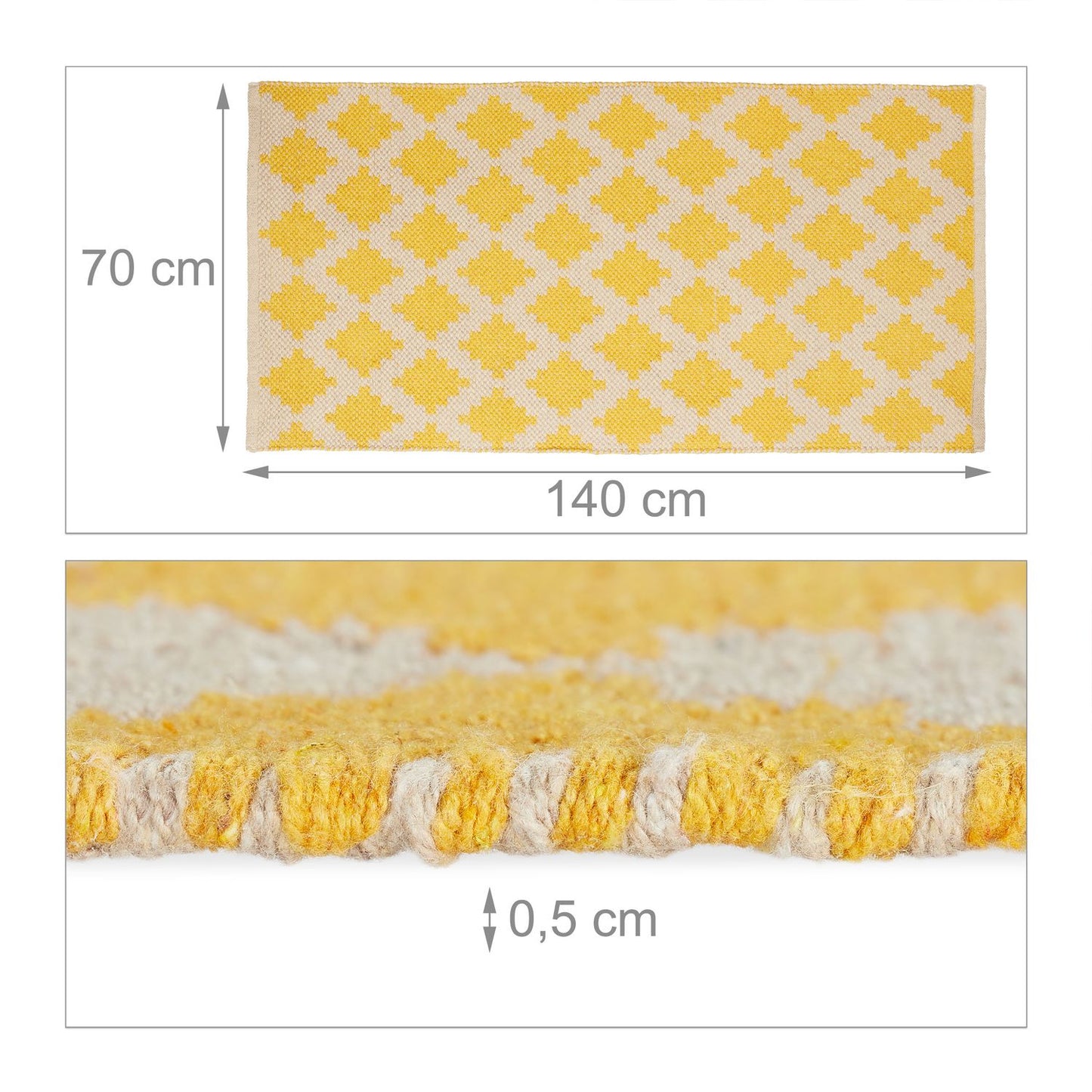 Runner rug 70 x 140 cm