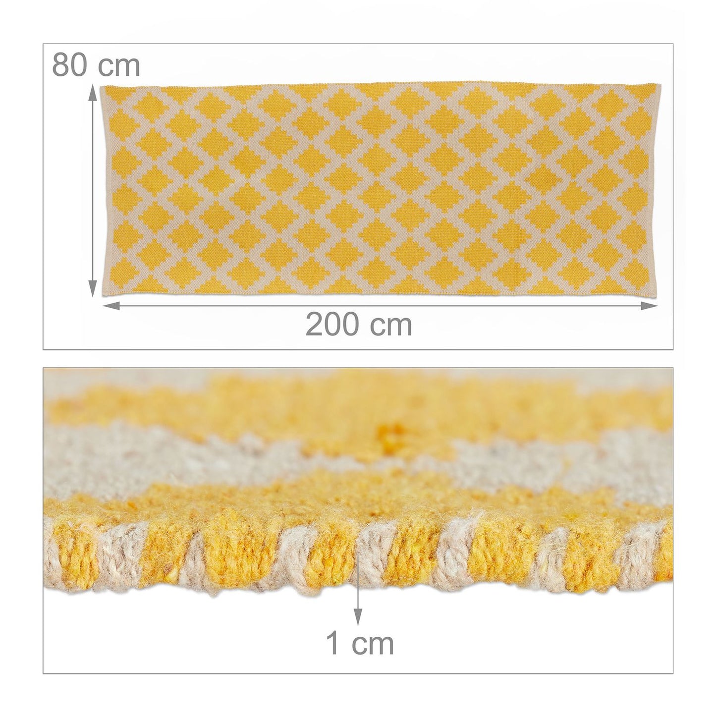 Runner rug 80 x 200 cm