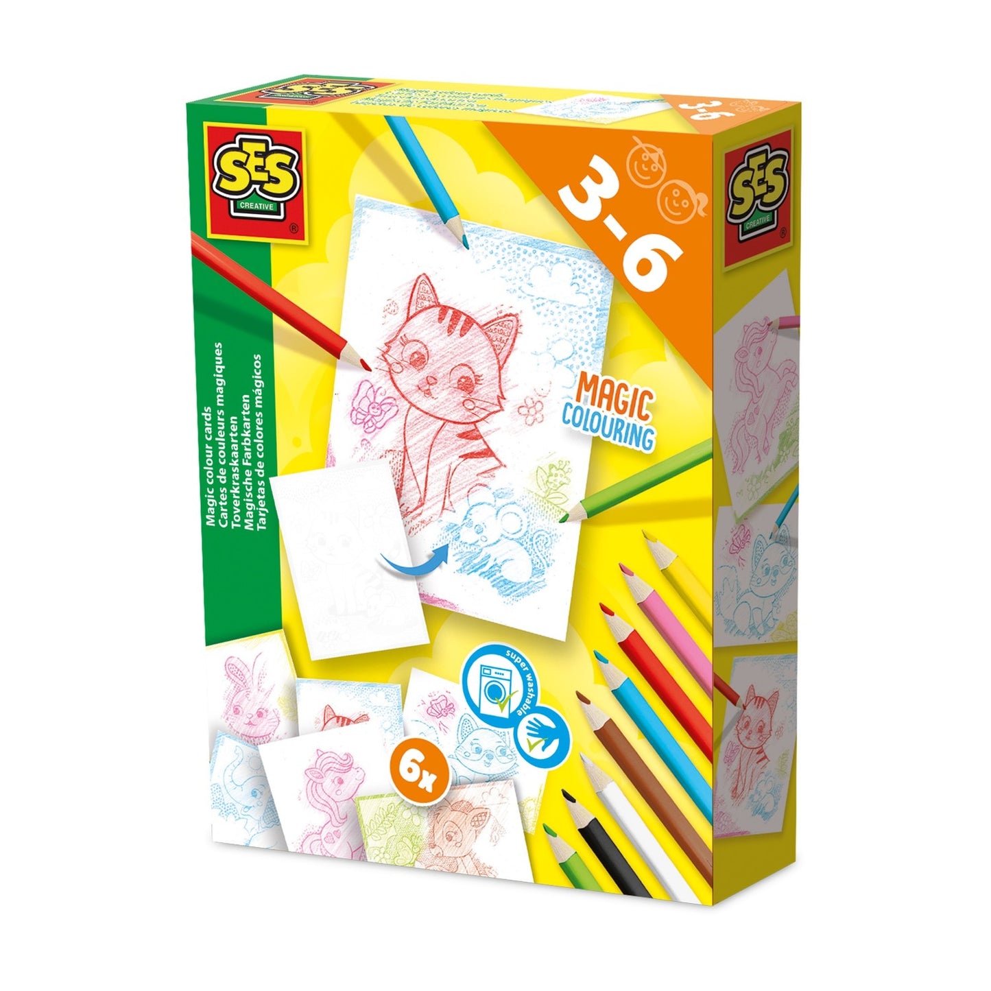 SES Magic Color Cards for Creative Learning and Fun Activities