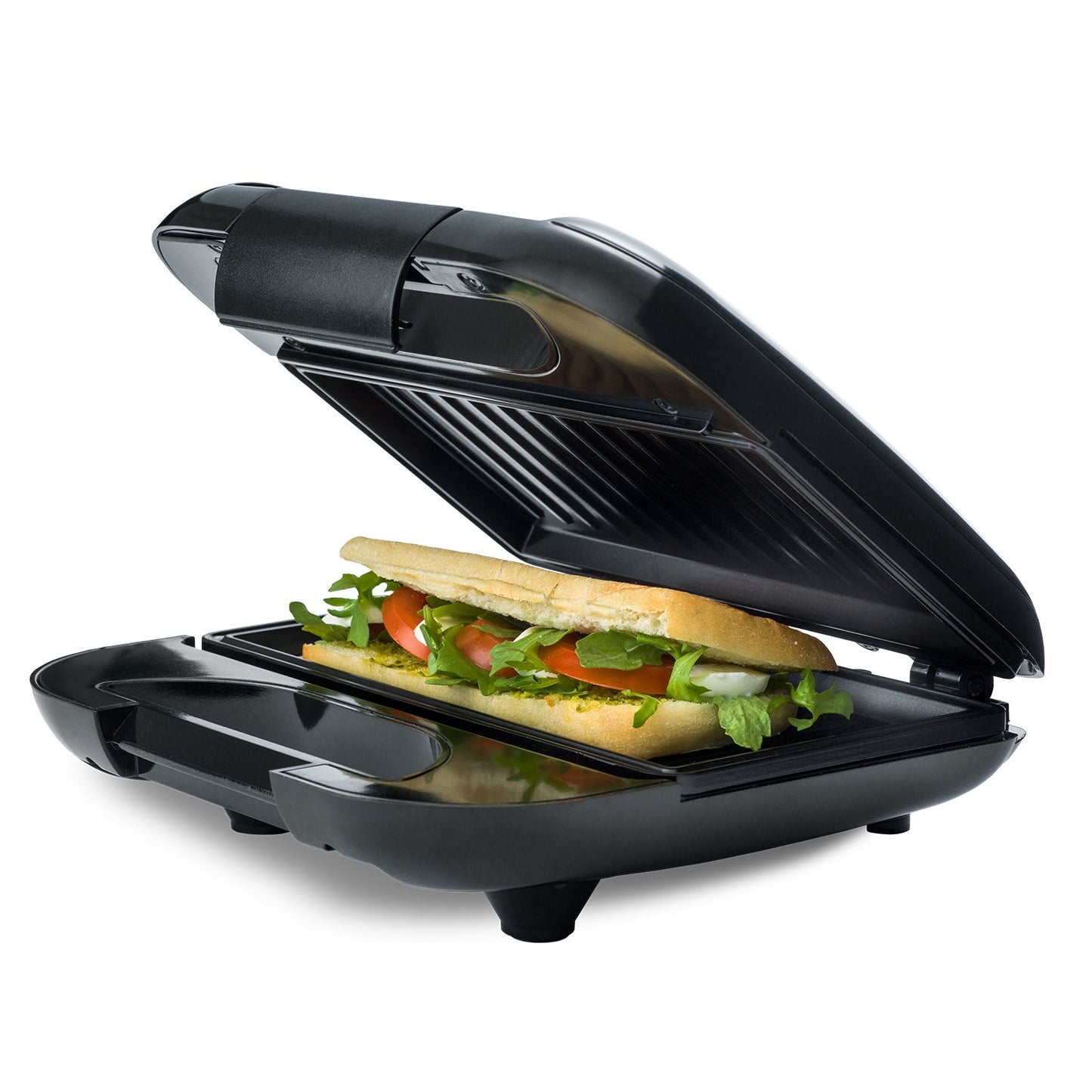 Sandwich Grill, Non-Stick, 22x12cm, 750W, Black