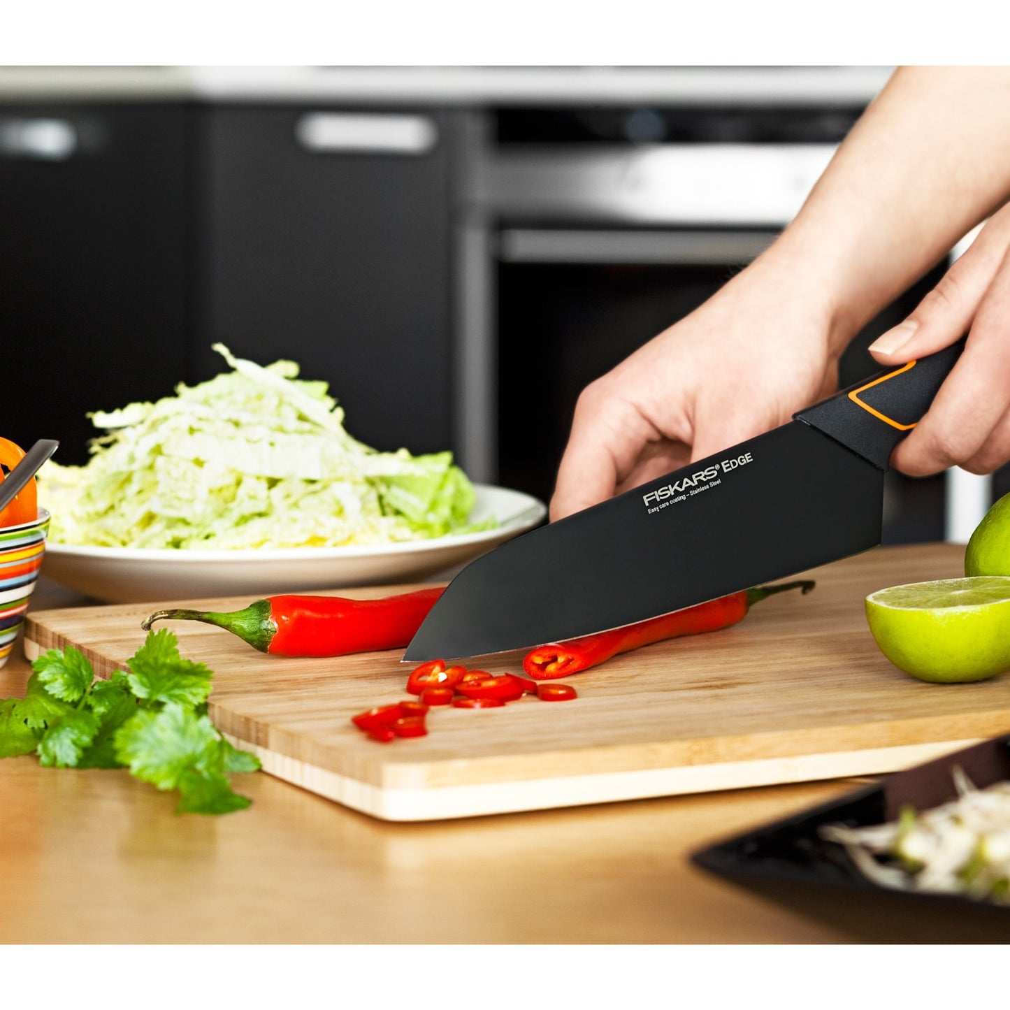 Santoku knife 17cm Edge