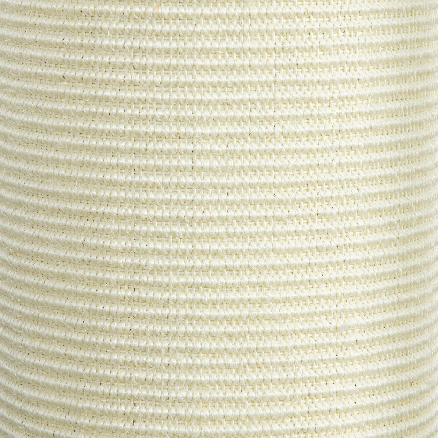 Cat scratching post, 85 cm, sisal rope, plush cream