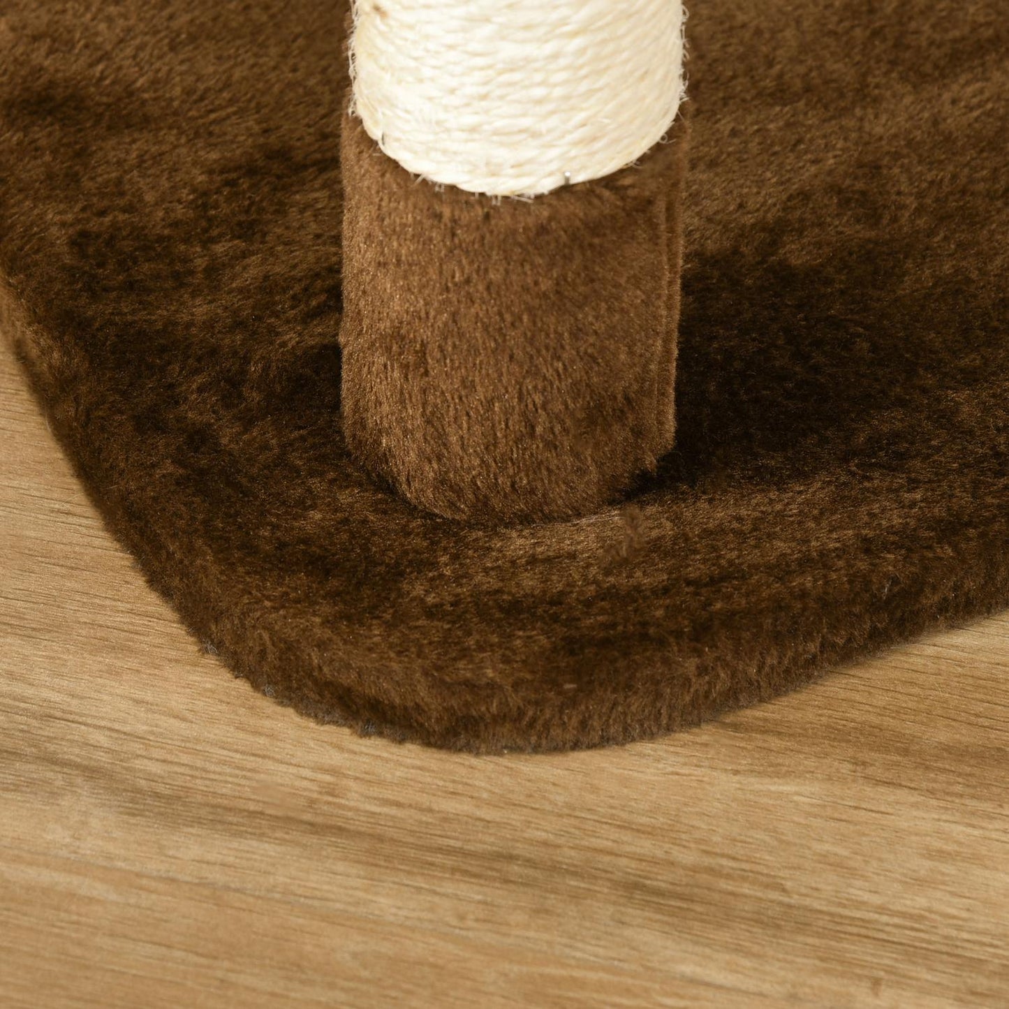 XXL Multi-level cat tree with hammock and cave, brown