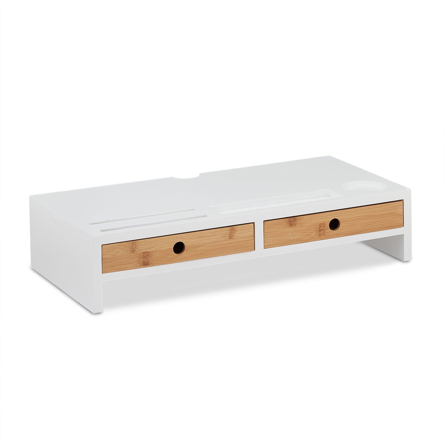 Screen stand with storage