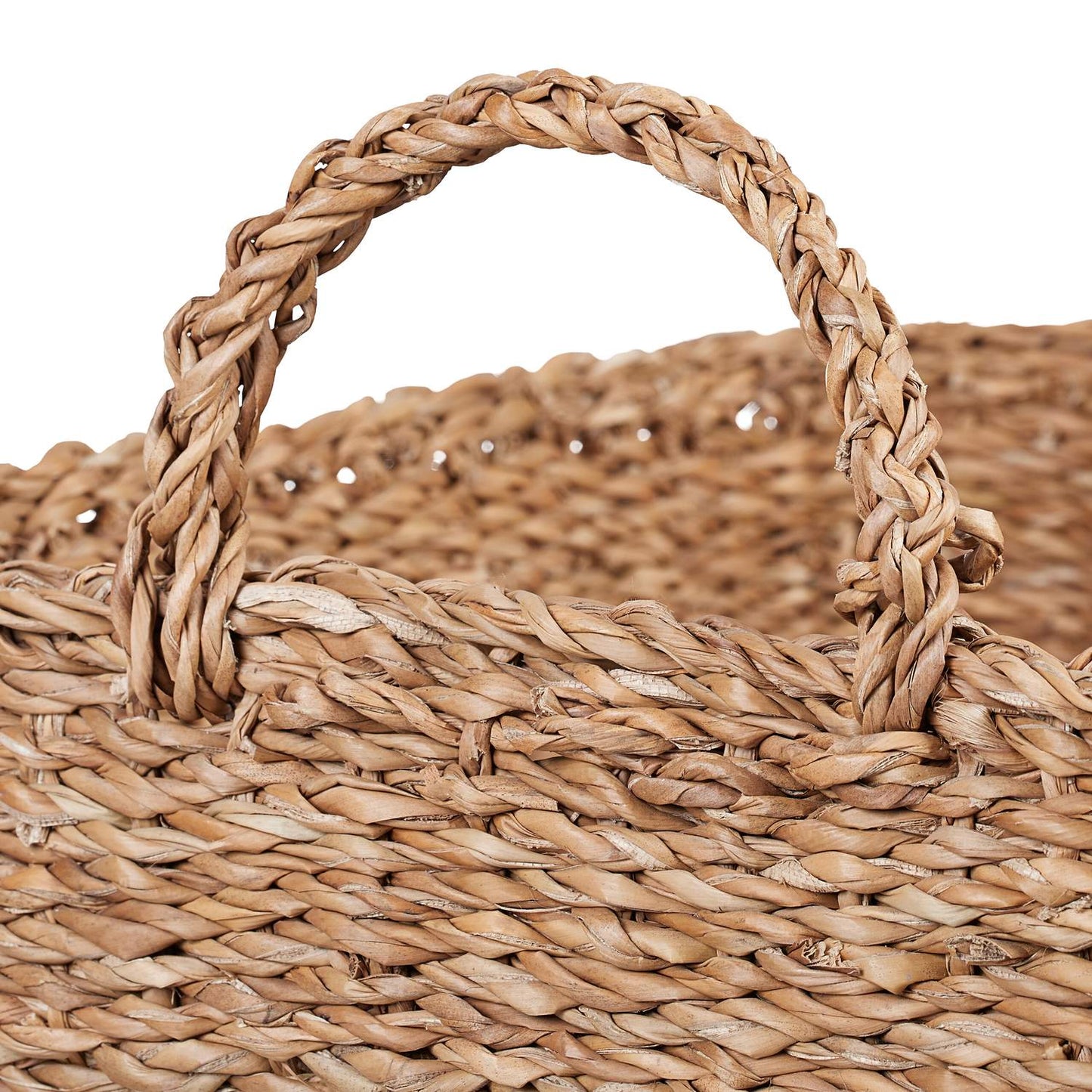 Seagrass storage basket in 5 parts