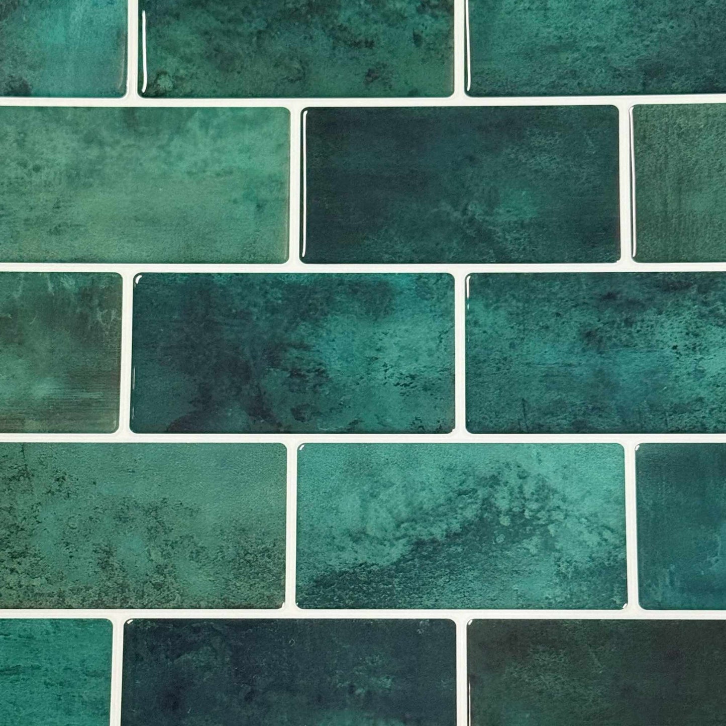 Self-Adhesive 3D Wall Tiles, 30x30 cm, Metro Design