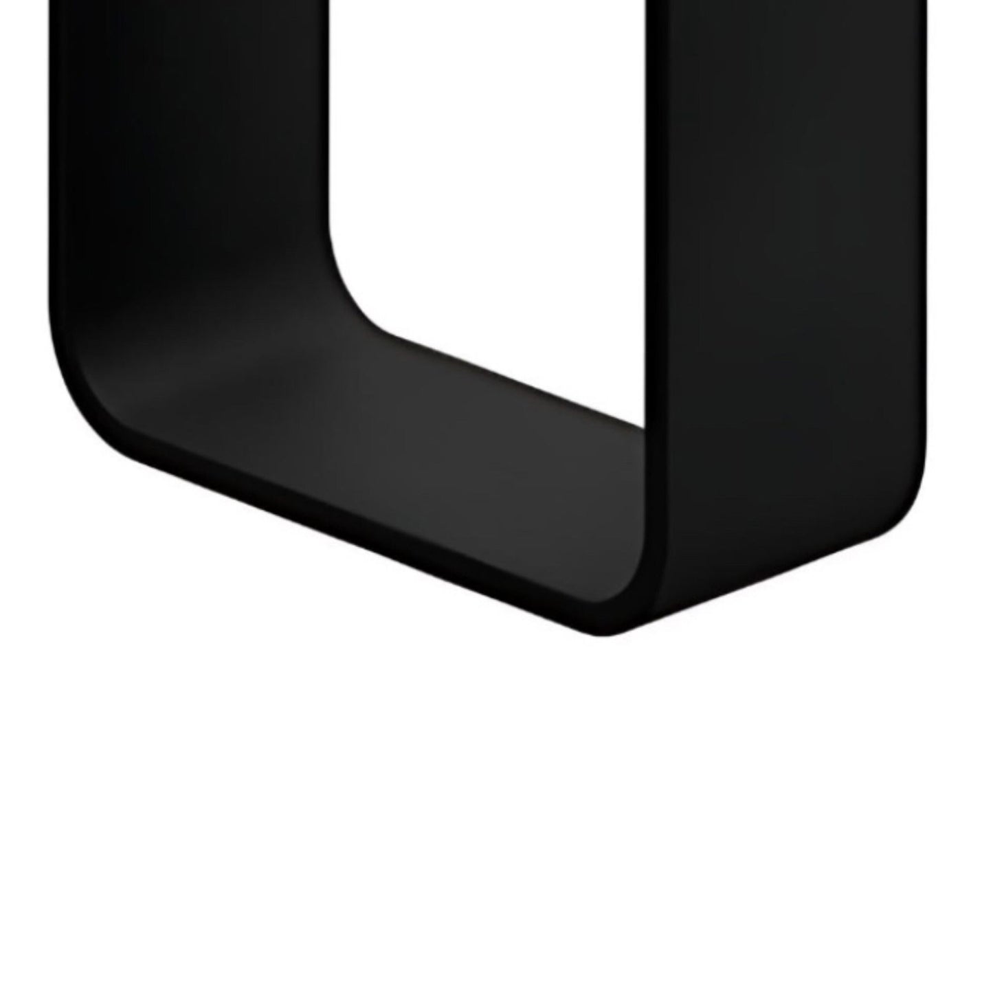 Self-Adhesive Toilet Roll Holder, Matte Black, Holds 2 Rolls