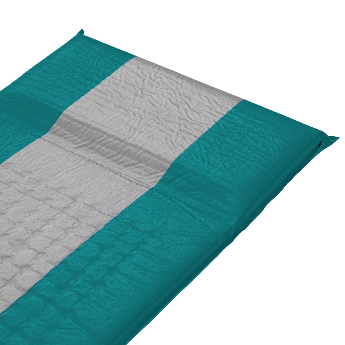 Self-Inflating Camping Mat, Blue-Gray, Compact Size