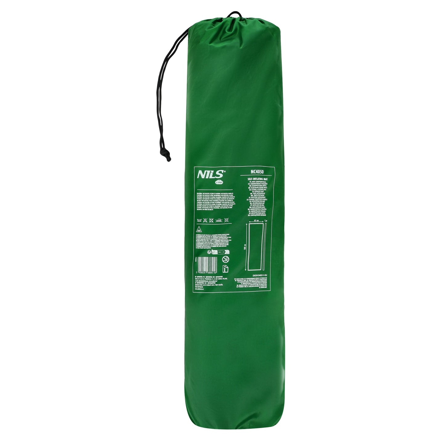 Self-Inflating Sleeping Mat, 188x65x5 cm, Green