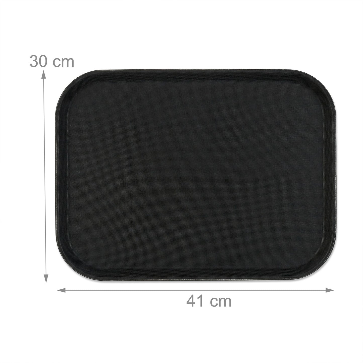 Serving tray 2-pack in black