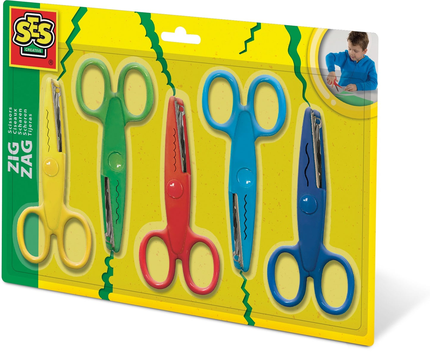 Ses Scissors Set Zigzag