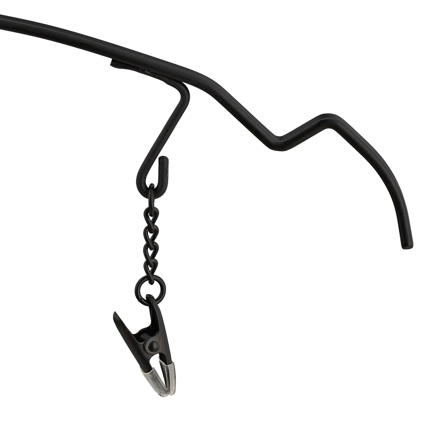 Set of 10 Thin Hangers with Clips