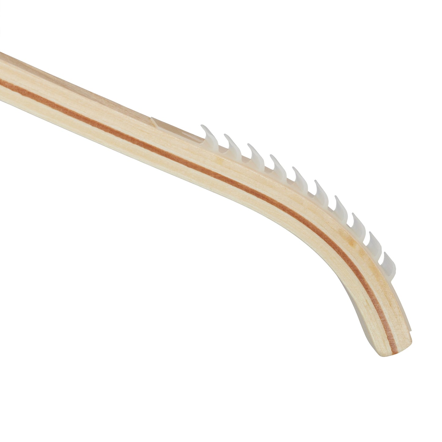 Set of 10 Wooden Clothes Hangers