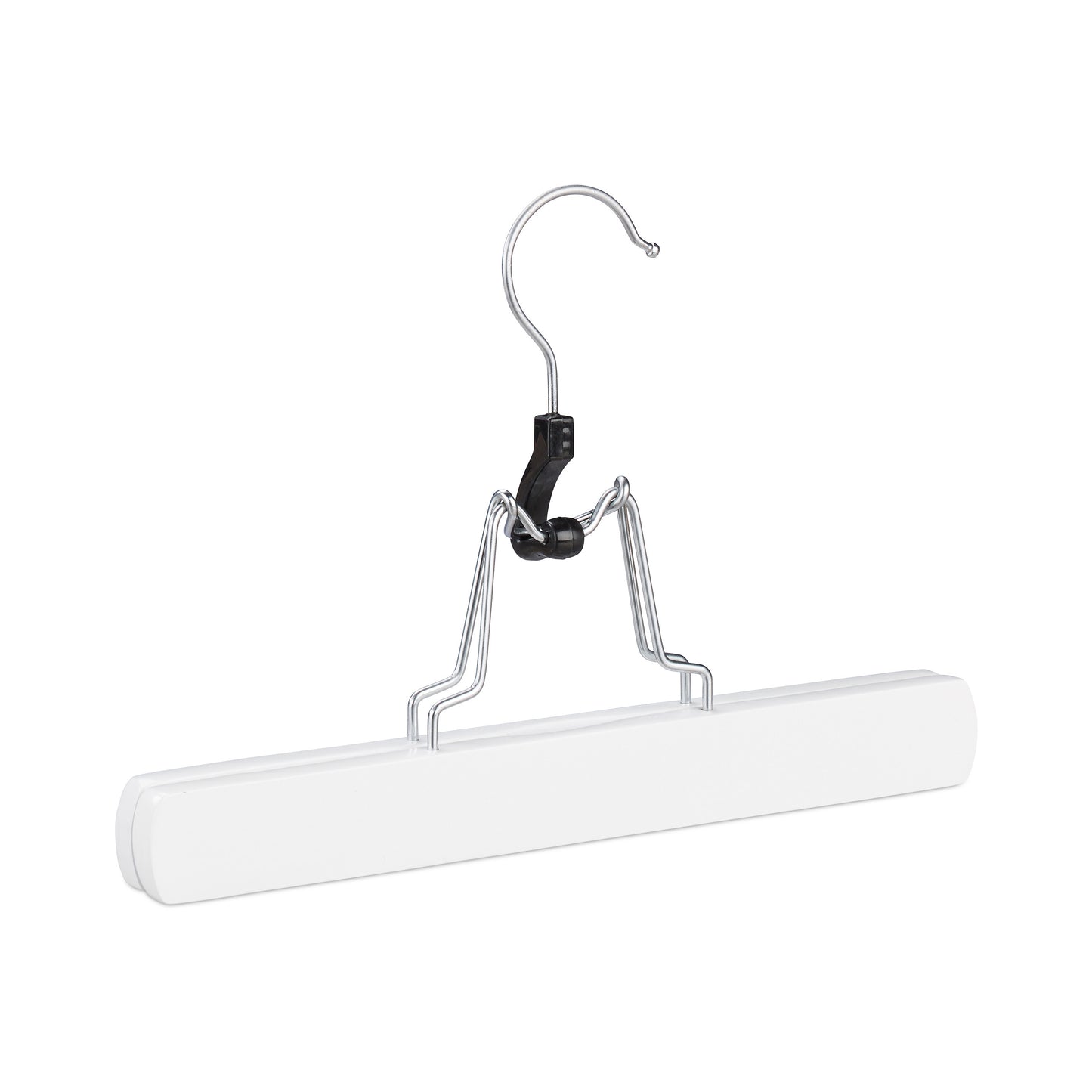 Set of 12 White Trouser Hangers