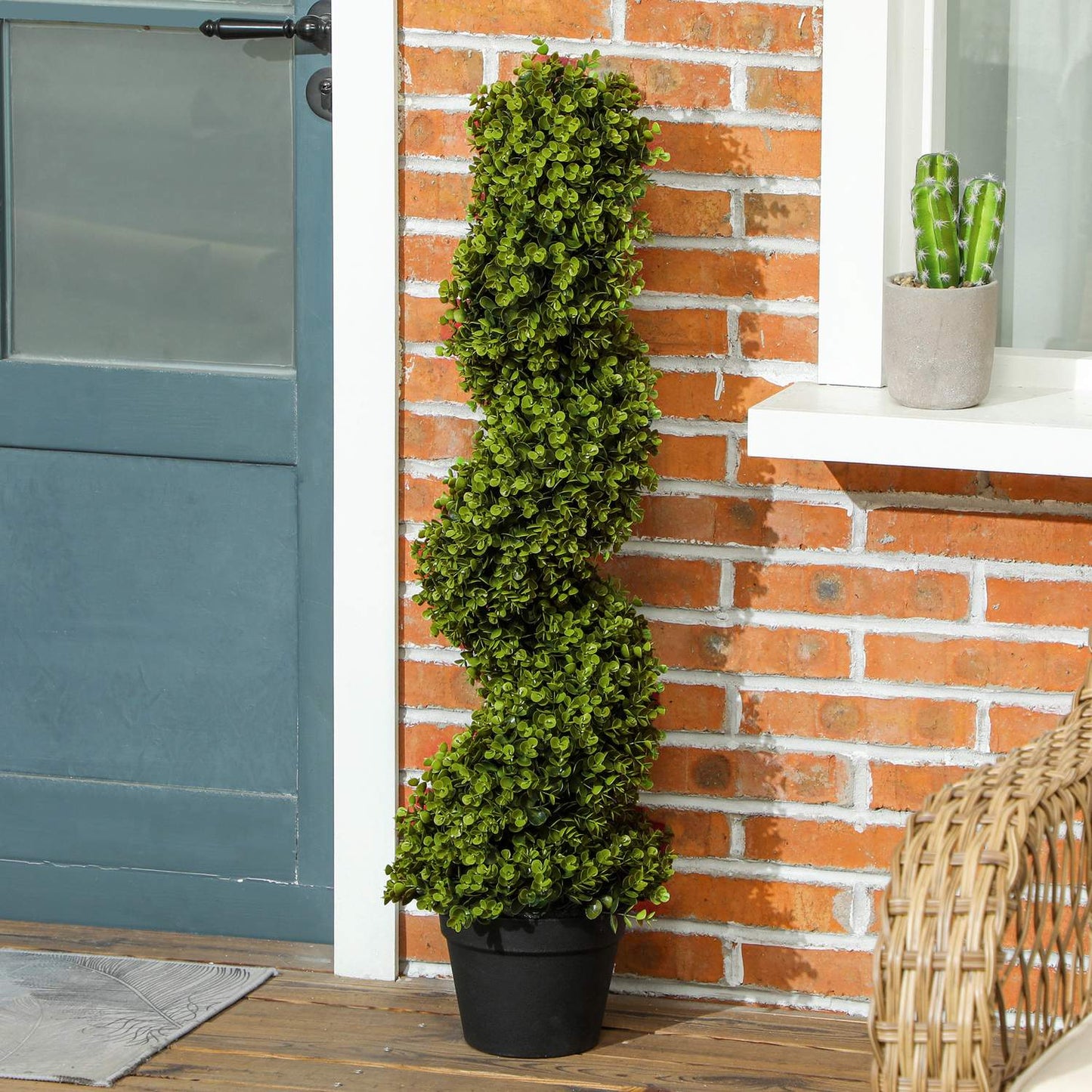 Artificial eucalyptus 90cm, decorative indoor plant in pot