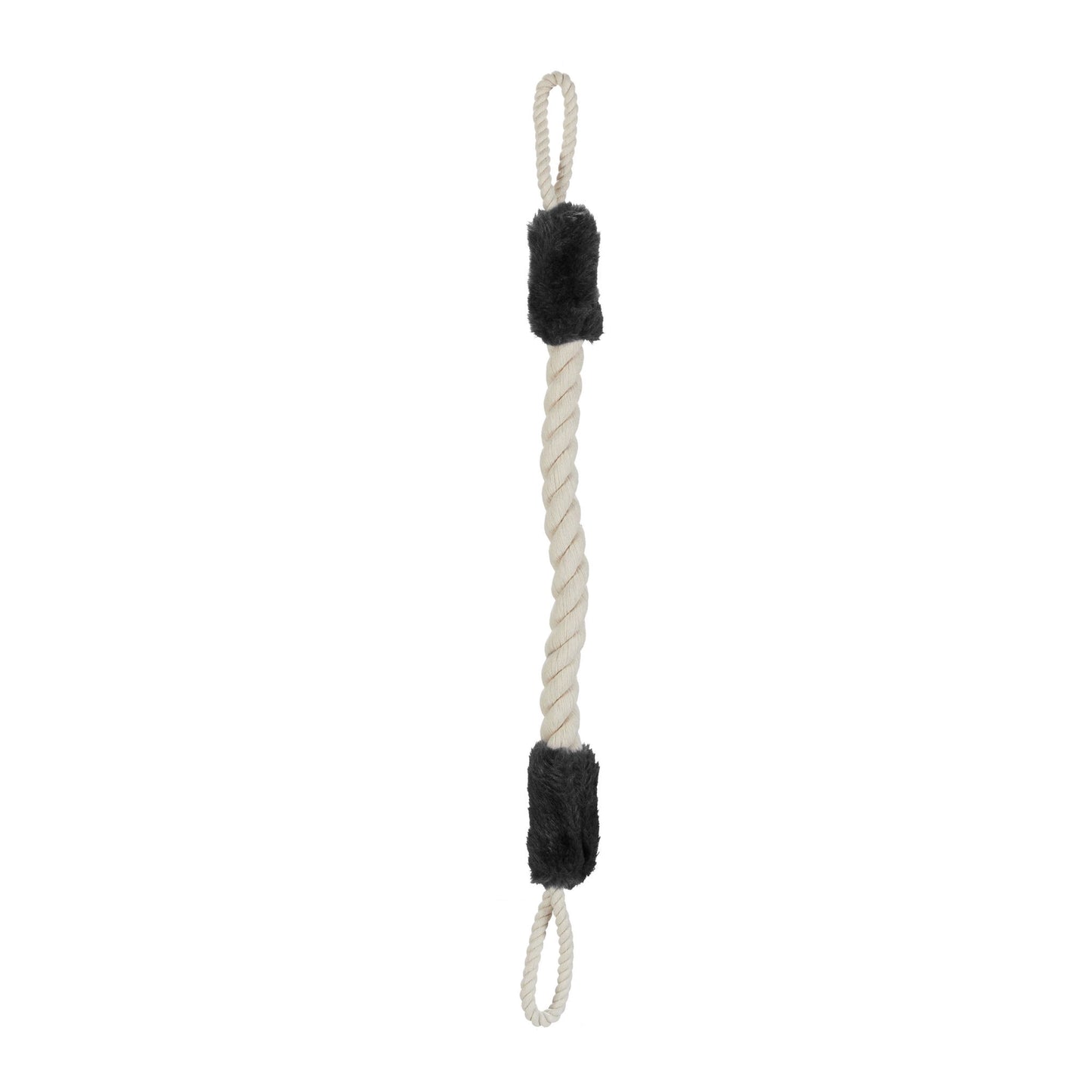 Set of 2 Rope Door Stoppers in Black