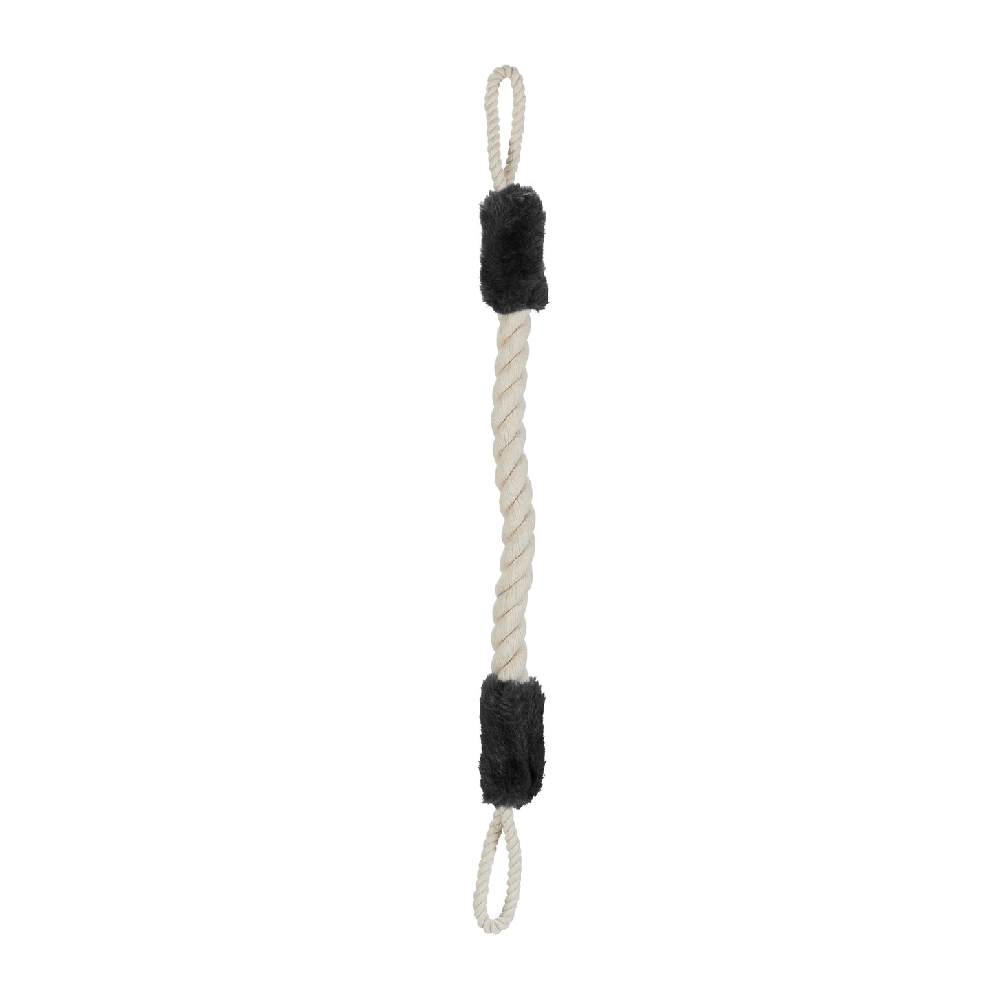 Set of 2 Rope Door Stoppers in Black