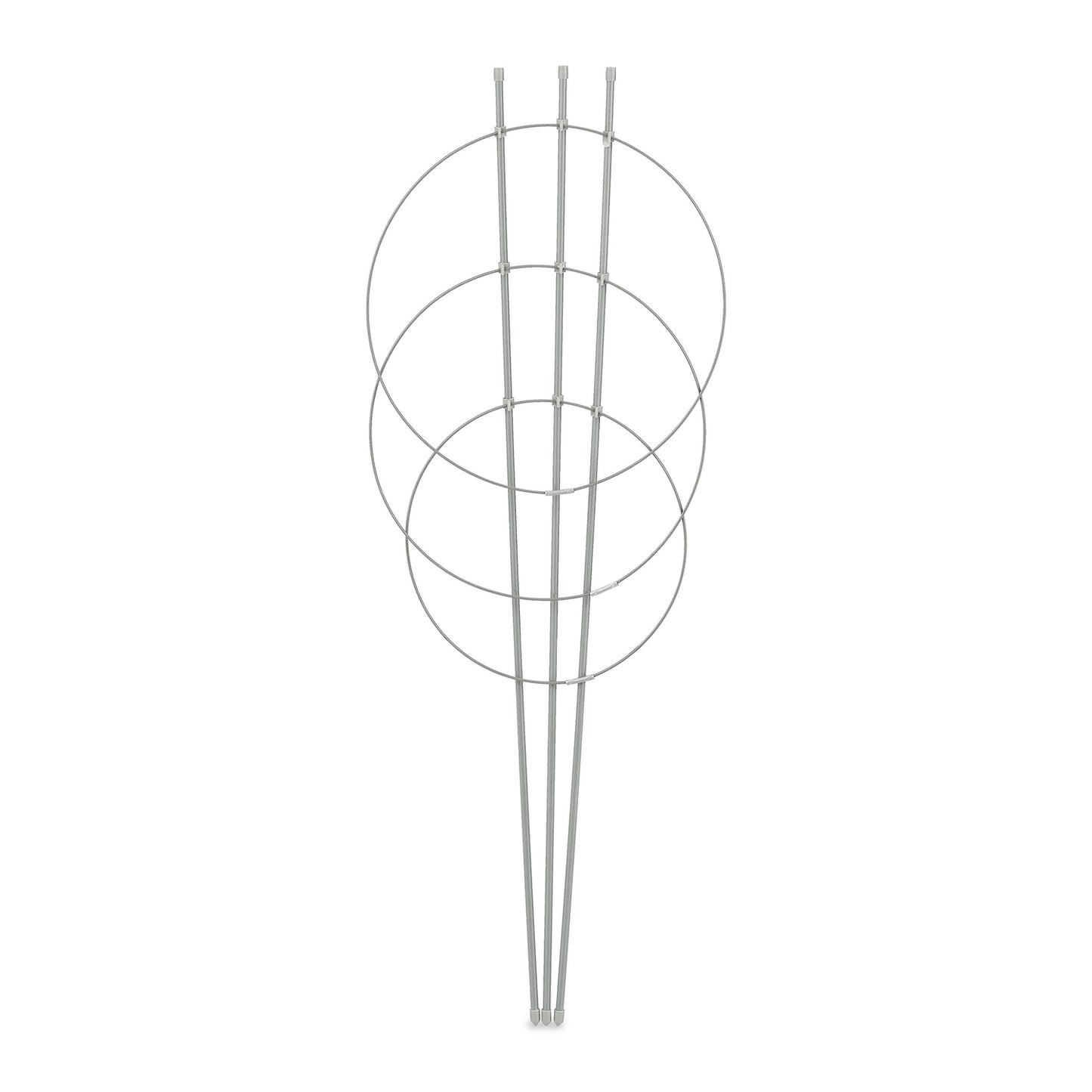 Set of 2 Round Grey Trellises, 76 cm