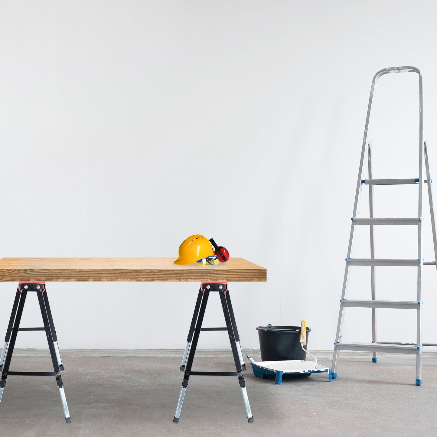 Set of 2 Sawhorses with 12 Heights