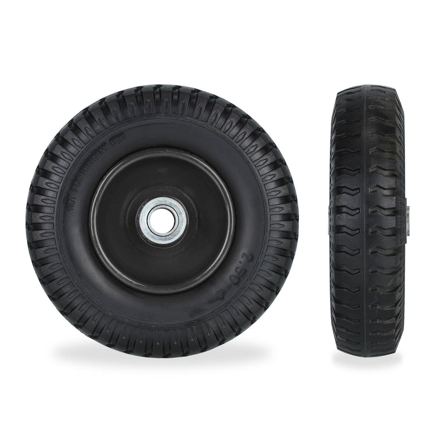 Set of 2 Wheelbarrow Wheels 2.50-4