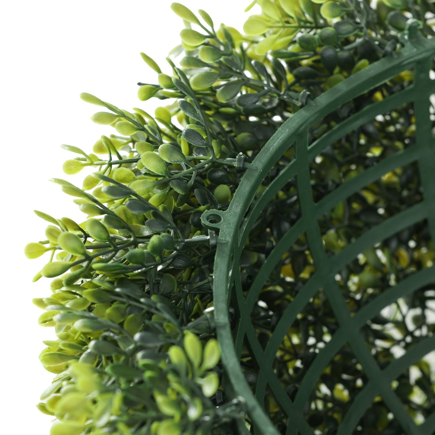 Set of 2 artificial boxwood balls 40cm for indoor/outdoor decor