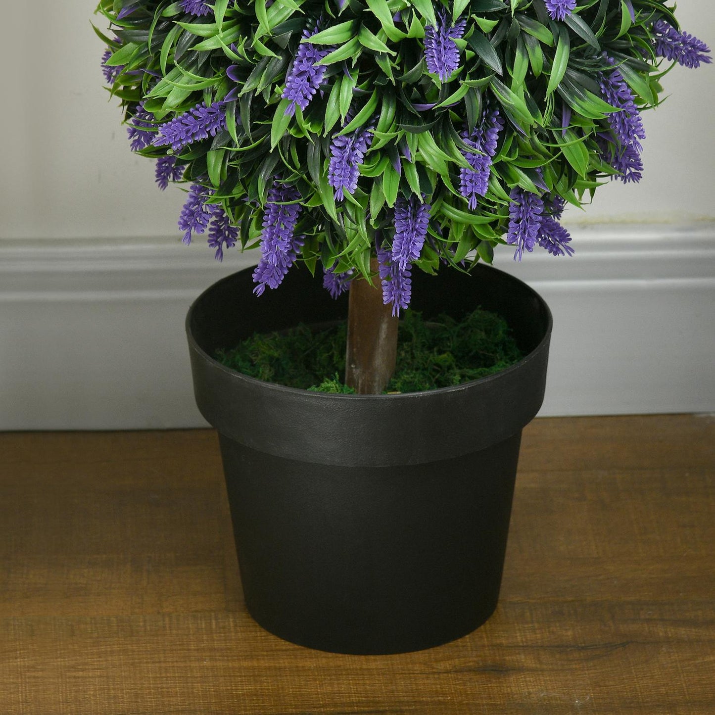 Large artificial lavender trees, UV resistant for home and office