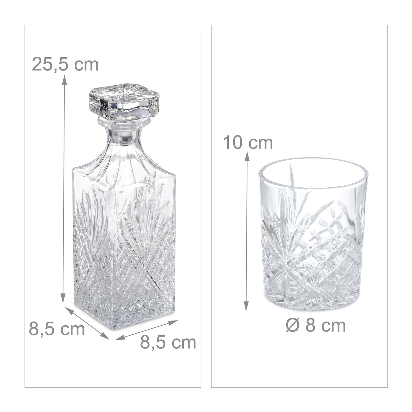 Set of 4 Whisky Glasses
