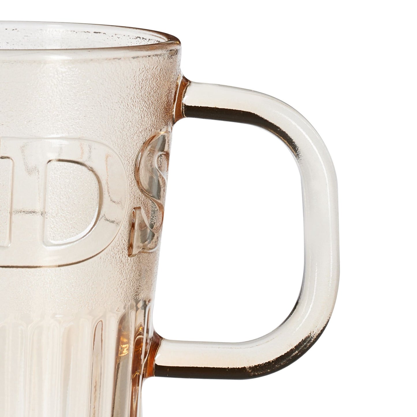 Set of 4 drinking glasses with handles